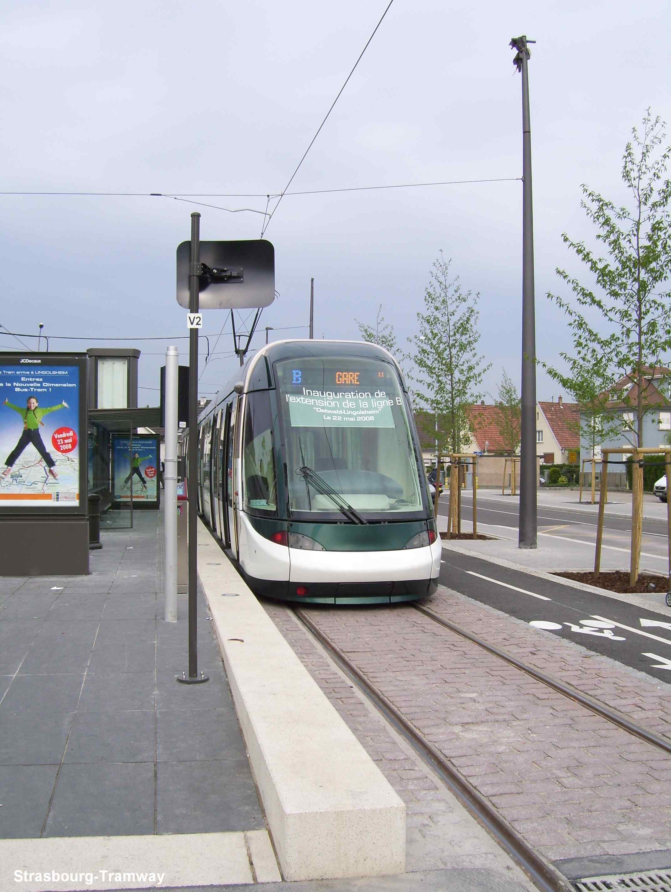 La rame Citadis 2017  quai.